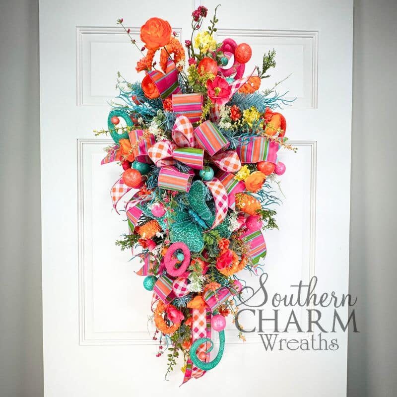 Blog - Vibrant Easter Butterfly Swag Wreath