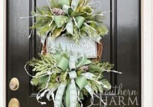 Blog - Where the Tree Top Glistens Winter Grapevine Wreath