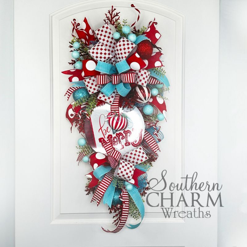 Blog - Whimsical Christmas Swag Wreath