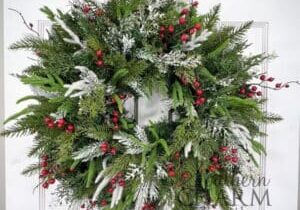 Blog - Winter Greenery Wreath