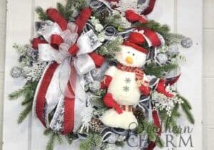 Blog - Winter Snowman Wreath