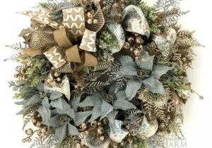 Christmas-Iced-Blue-Poinsettia-Wreath-Training