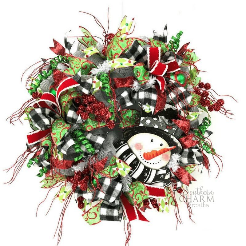 Deco-Mesh-Christmas-Snowman-Wreath-Training