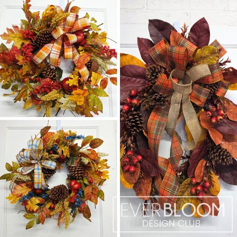 Everbloom - 3 Simple Autumn Wreaths