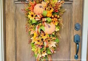 Everbloom - Fall Pumpkin Swag Wreath