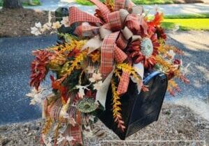 Everbloom - Fall Sunflower Mailbox Swag