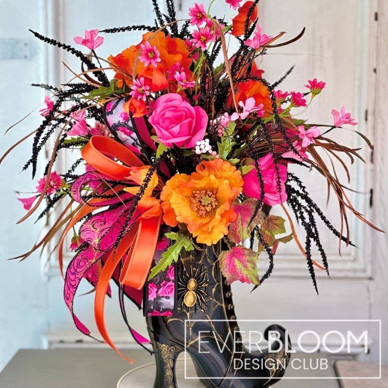 Everbloom - Halloween Witch's Boot Arrangement
