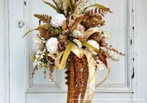 Everbloom - Hanging Amaranthus Fall Centerpiece