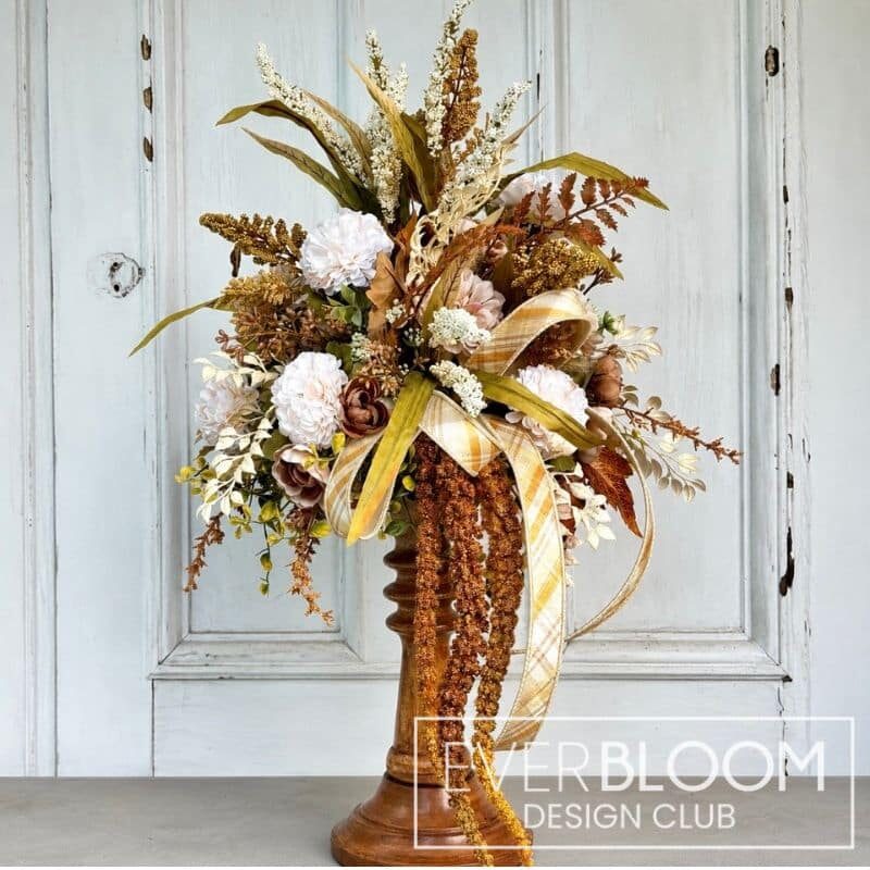 Everbloom - Hanging Amaranthus Fall Centerpiece