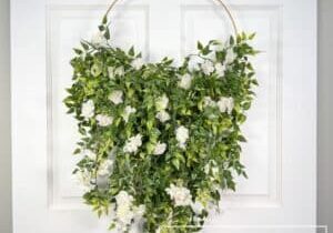 Everbloom - Hanging Hoop Blossom Wreath