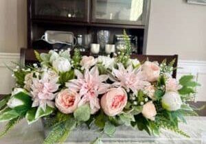 Everbloom - Light Pink Spring Table Arrangement
