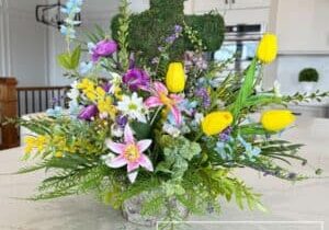 Everbloom - Moss Cross Table Centerpiece