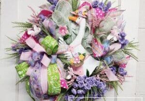Everbloom - Mother Goose Spring Deco Mesh Wreath