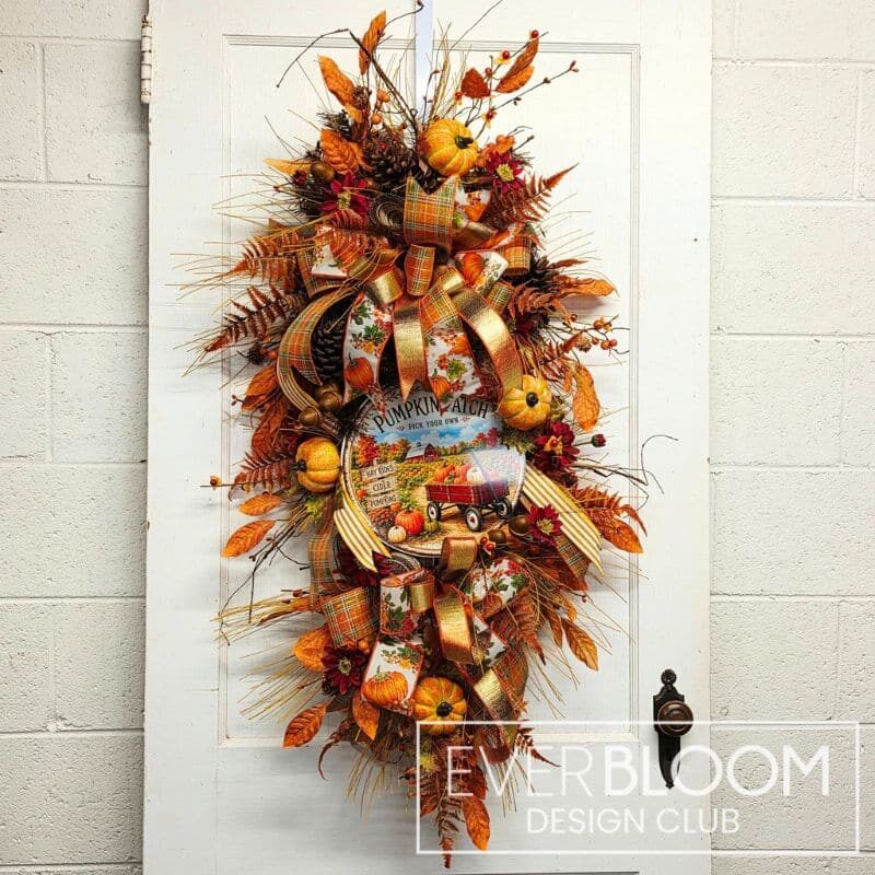 Everbloom - Pumpkin Patch Swag Wreath