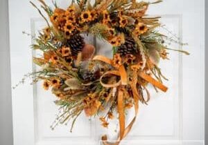 Everbloom - Simple Fall Mini Sunflower Grapevine Wreath