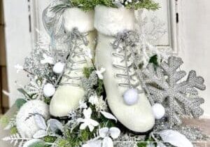 Everbloom - Snowy Ice Skates Arrangement
