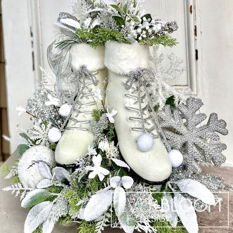 Everbloom - Snowy Ice Skates Arrangement