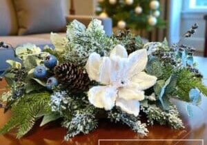 Everbloom - Snowy Magnolia Table Decoration