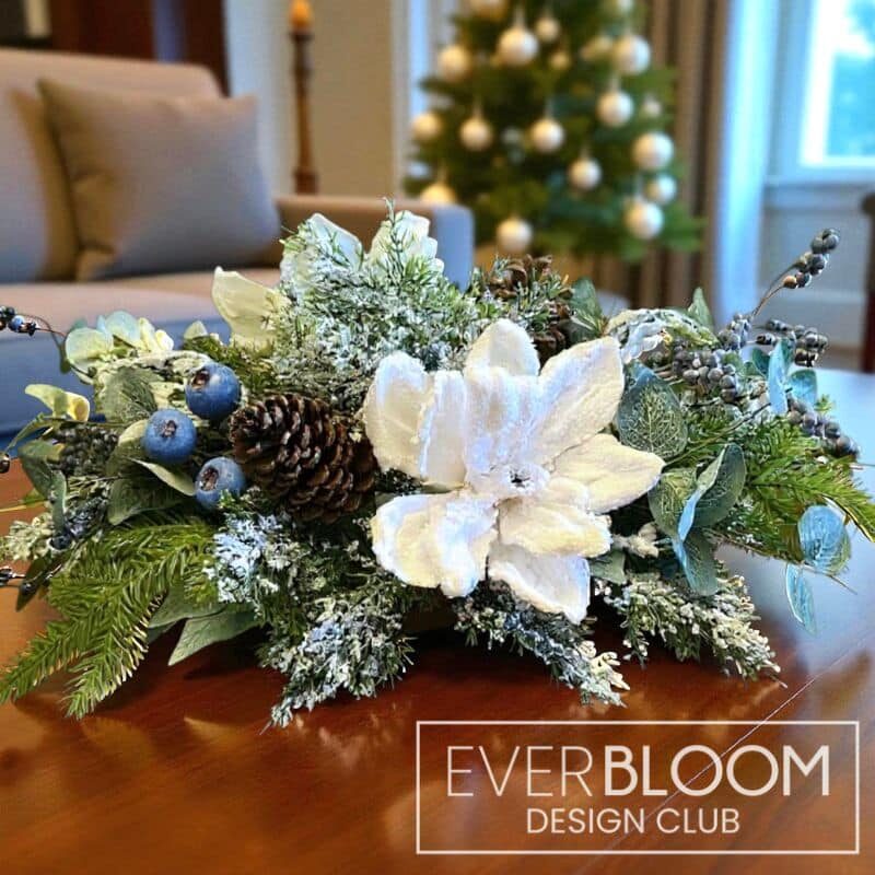 Everbloom - Snowy Magnolia Table Decoration