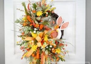 Everbloom - Spring Easter Bunny Grapevine Wreath
