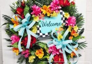 Everbloom - Tropical Paradise Welcome Wreath