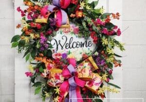 Everbloom - Vibrant Summer Welcome Wreath