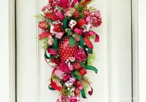 Everbloom - Whimsical Strawberry Swag Wreath