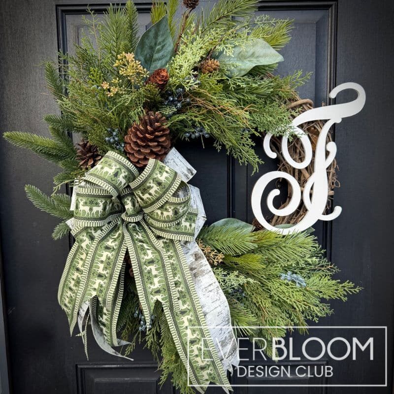 Everbloom - Woodland Monogram Wreath