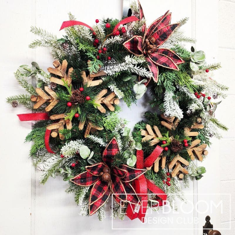 Everbloom - Woodland Snowflake Wreath