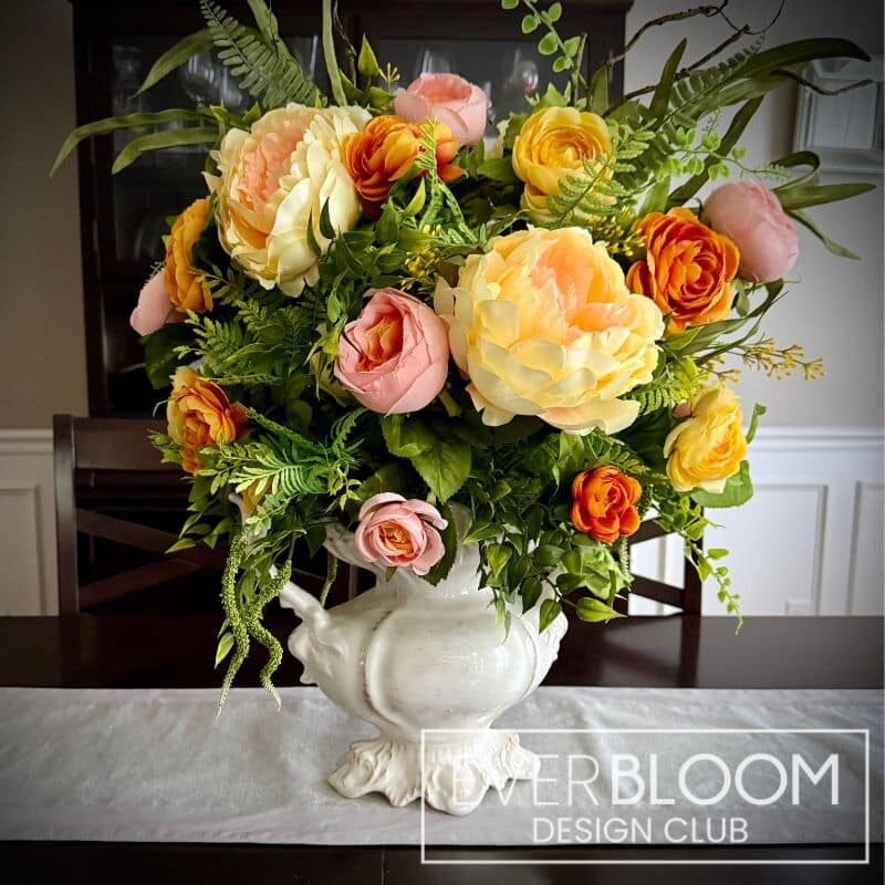 Everbloom - Yellow Peony Summer Arrangement