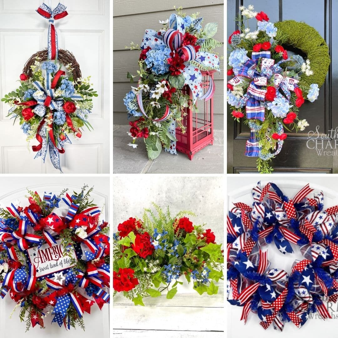 Patriotic Wreath and Arrangement Tutorials