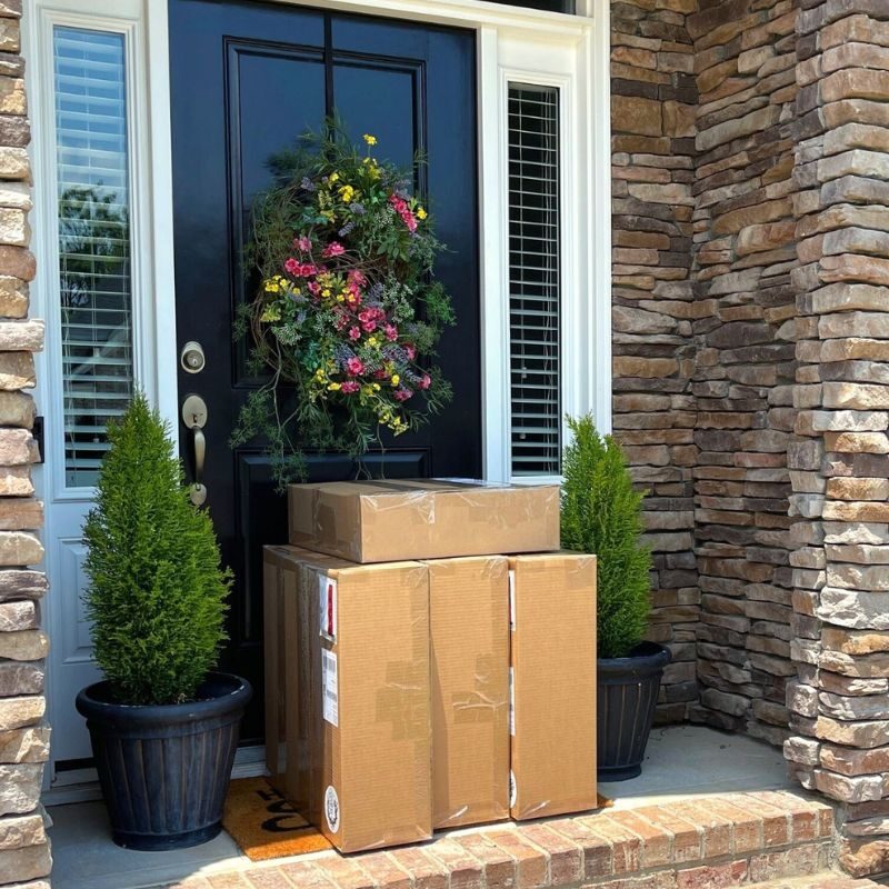 packages on door step