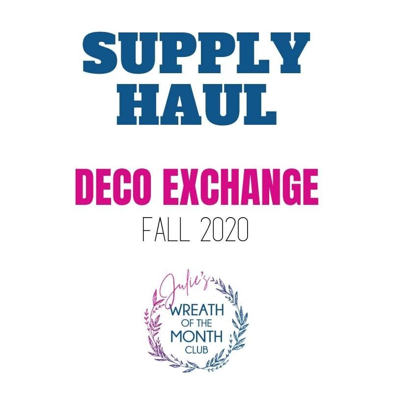 SupplyHaul - Deco Exchange Fall Haul