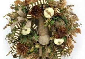 gnome fall wreath