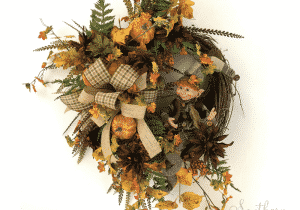 how to make a fall elf wreath