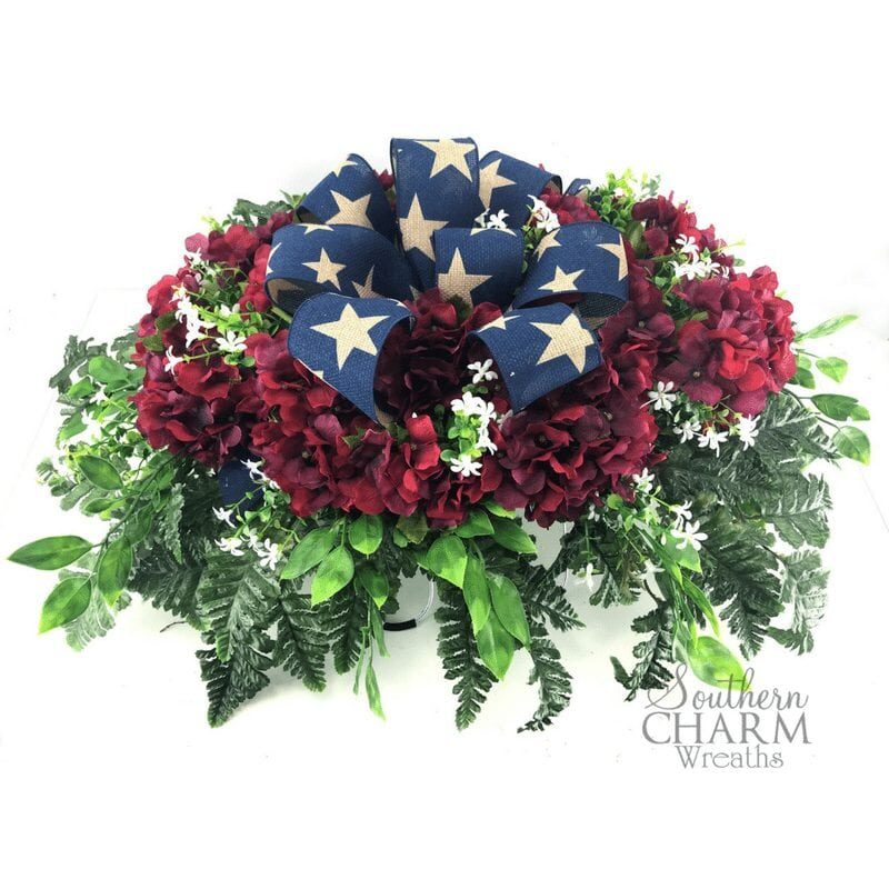 How to make a memorial day saddle by Southern Charm Wreaths
