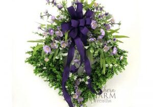 violet-diamond-shaped-wreath-sympathy-summer