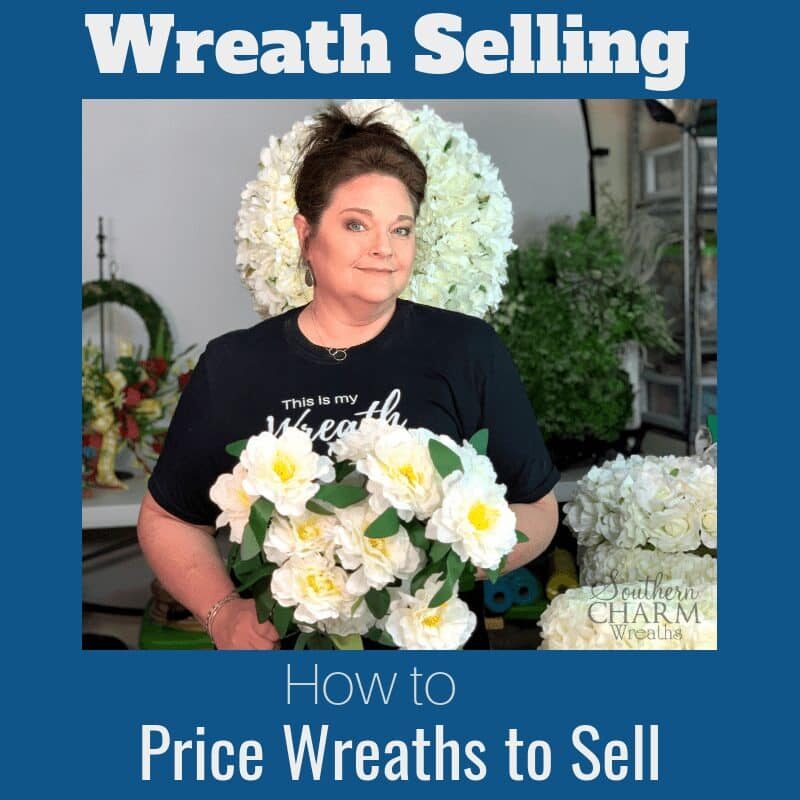 How to price wreaths for selling.